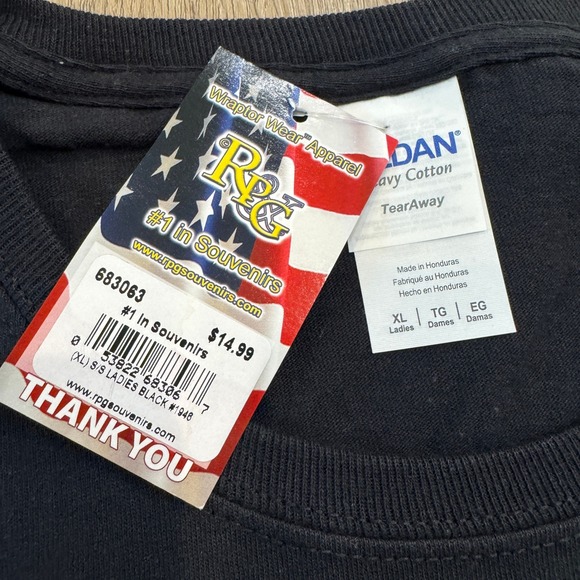 Sturgis Motorcycle Rally 70th Anniversary 2019 Ladies Tee Size XL Gildan Cotton - Picture 2 of 5